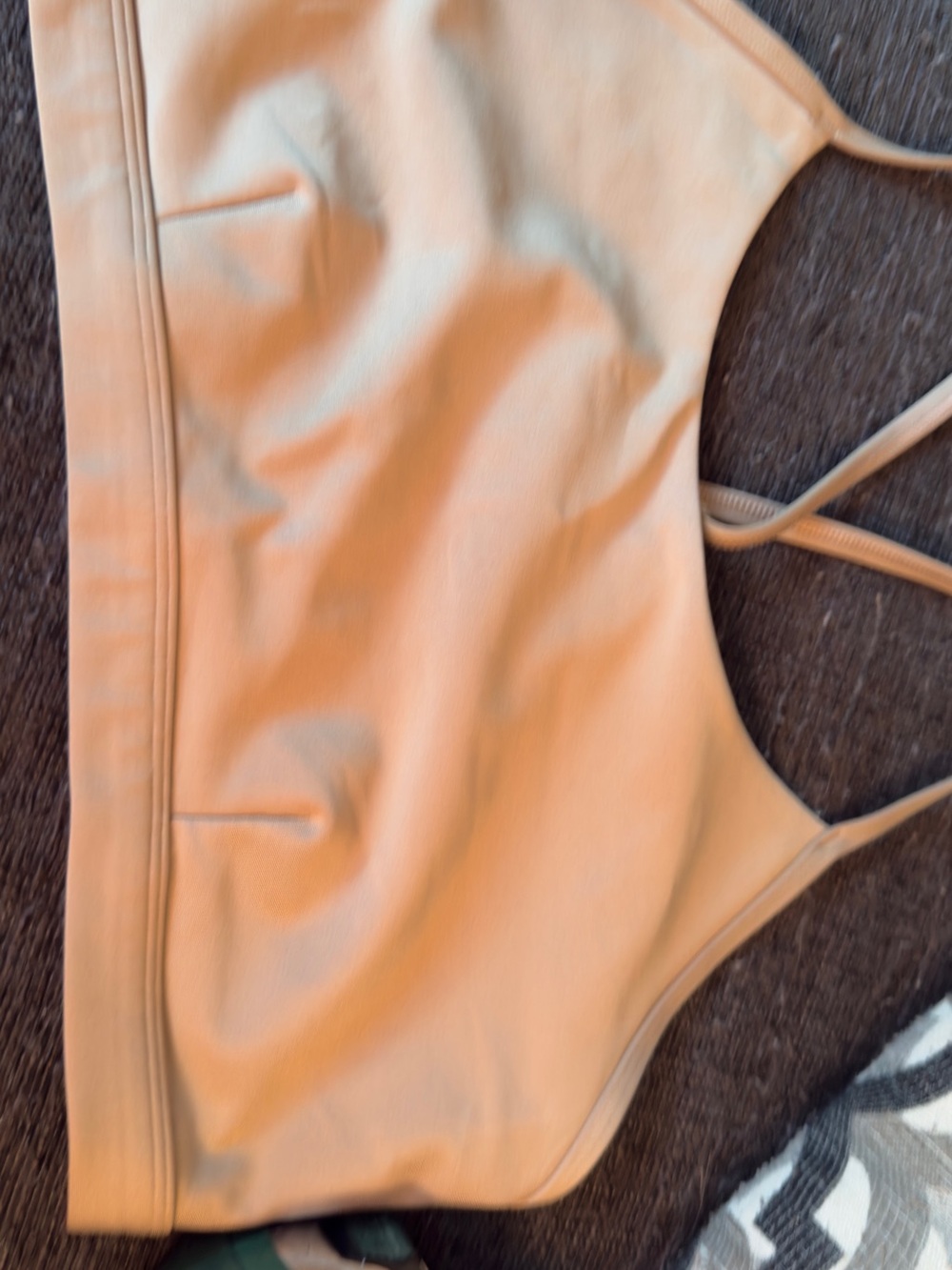 Alo set in Gravel - Seamless Bralette & High-Waist Active Shorts Set - Picture 2 of 8